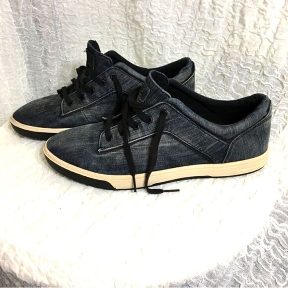 UGG Bueller Washed Denim Sneakers Size 11 - Picture 2 of 11